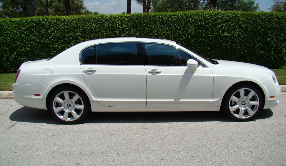 White Bentley Continental